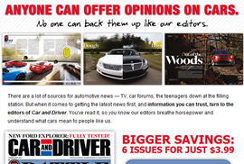 Car & Driver subscription email